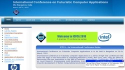 International Conference on Futuristic Computer Applications (ICFCA 2010)