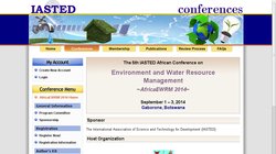 The Third IASTED African Conference on Water Resource Management ~AfricaWRM 2010~