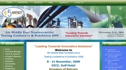 5th Middle East Nondestructive Testing Conference & Exhibition 2009