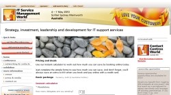 IT Service Management & Contact Centres World Australia 2010