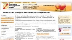 Customer Management World Africa 2010