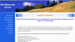 2010 International Conference on Multimedia Communications (Mediacom 2010)
