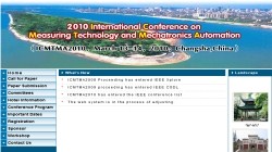 2010 International Conference on Measuring Technology and Mechatronics Automation (ICMTMA 2010)