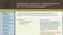 International Conference on Industrial Engineering and Operations Management