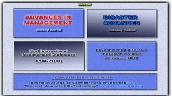1st International Society Management Conference ISM 2010