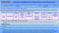 7th Annual International Conference on Small and Medium Sized Enterprises:Management - Marketing - Economic Aspects