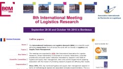 8th International Conference on Logistics Reseach (RIRL)