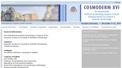 “COSMODERM XIV - The International Aesthetic Dermatology Congress of the European Society for Cosmetic & Aesthetic Dermatology (ESCAD)”