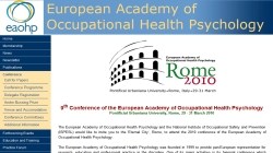 9th Conference of the European Academy of Occupational Health Psychology