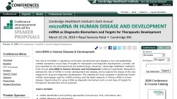 MicroRNA in Human Disease & Development