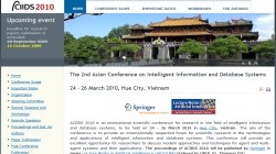 2nd Asian Conference on Intelligent Information and Database Systems