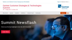 Gartner Customer Relationship Management Summit