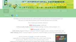 IADIS International Conference  Mobile Learning 2010