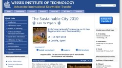 The Sustainable City 2010