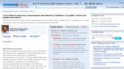 CLIA (Clinical Laboratory Improvement Amendments) Guidelines on Quality Control and Quality Assessment - ComplianceOnline Laboratory Webinar 2012 CLIA (Clinical Laboratory Improvement Amendments) Guidelines on Quality Control and Quality Assessment - ComplianceOnline Laboratory Webinar 2012