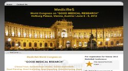 MedicReS World Congress Good Medical Research 2012