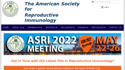 Joint International Congress of the American Society of Reproductive Immunology (ASRI) and the European Society of Reproductive Immunology (ESRI) 2012 Joint International Congress of the American Society of Reproductive Immunology (ASRI) and the European Society of Reproductive Immunology (ESRI) 2012