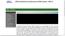 IFAC Conference on Advances in PID Control 2012