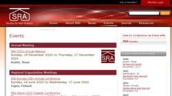 32nd Society for Risk Analysis (SRA) Annual Meeting 2012