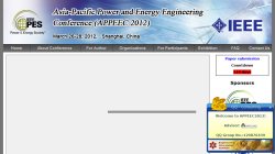 Asia-Pacific Power and Energy Engineering Conference（APPEEC2012）