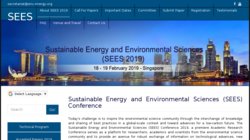 Annual International Conference on Sustainable Energy and Environmental Sciences (SEES 2012)