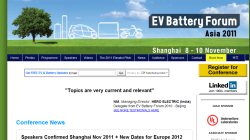 EV Battery Forum + EV Charging Forum + E-Bikes Forum Europe 2012 EV Battery Forum + EV Charging Forum + E-Bikes Forum Europe 2012
