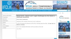 IFCLA 2012 Conference – International Federation of Computer Law Associations