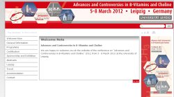 Advances and Controversies in B-Vitamins and Choline 2012