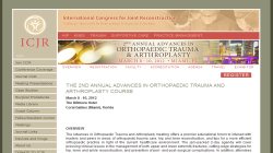 ICJR 2nd Annual Advances in Orthopaedic Trauma and Arthroplasty Course 2012