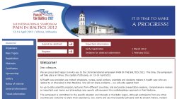 3rd international symposium PAIN IN THE BALTICS 2012