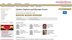 Carbon Capture and Storage Forum 2012