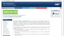 Green Polymer Chemistry 2012