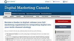 3rd Annual Pharma eMarketing Canada 2012 3rd Annual Pharma eMarketing Canada 2012