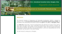 2nd International Symposium on Sustainable Manufacturing (ISSM 2012)