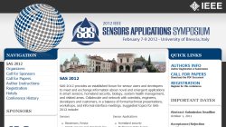 IEEE Sensors Applications Symposium (SAS 2012)