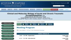 Clinical and Molecular Biology of Acute and Chronic Traumatic Encephalopathies (Q6) 2012 Clinical and Molecular Biology of Acute and Chronic Traumatic Encephalopathies (Q6) 2012