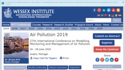 Air Pollution 2012 - 20th International Conference on Modelling, Monitoring and Management of Air Pollution Air Pollution 2012 - 20th International Conference on Modelling, Monitoring and Management of Air Pollution