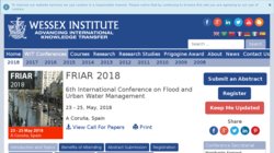FRIAR 2012 - 3rd International Conference on Flood Recovery, Innovation and Response FRIAR 2012 - 3rd International Conference on Flood Recovery, Innovation and Response