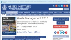 Waste Management 2012 - 6th International Conference on Waste Management and the Environment