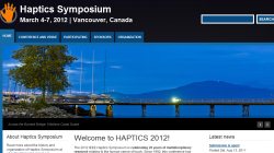 IEEE Haptics Symposium (HAPTICS 2012) IEEE Haptics Symposium (HAPTICS 2012)