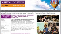 Asset Allocation Summit Australia 2012
