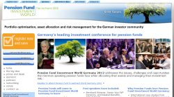 Pension Fund Investment World Deutschland 2012 Pension Fund Investment World Deutschland 2012