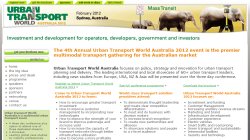 Urban Transport World Australia 2012