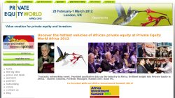 Private Equity World Africa 2012 Private Equity World Africa 2012