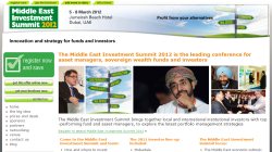 Middle East Investment Summit 2012