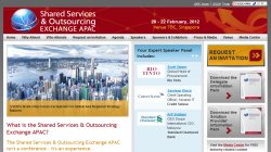 Shared Services & Outsourcing Exchange APAC 2012 Shared Services & Outsourcing Exchange APAC 2012