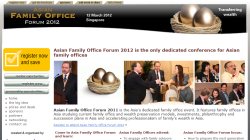 Asian Family Office Forum 2012 Asian Family Office Forum 2012