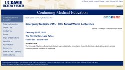 Emergency Medicine 2012:  35th Annual UC Davis Winter Conference