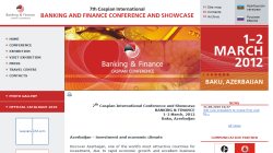 7th Caspian International Banking and Finance Conference and Showcase - Banking & Finance 2012