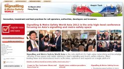 Signalling & Metro Safety World Asia 2012 Signalling & Metro Safety World Asia 2012